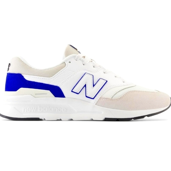 Men/Big Kid Size 7 Moonbeam/Team Royal New Balance 997H. New Without Tags/Box - Picture 4 of 13